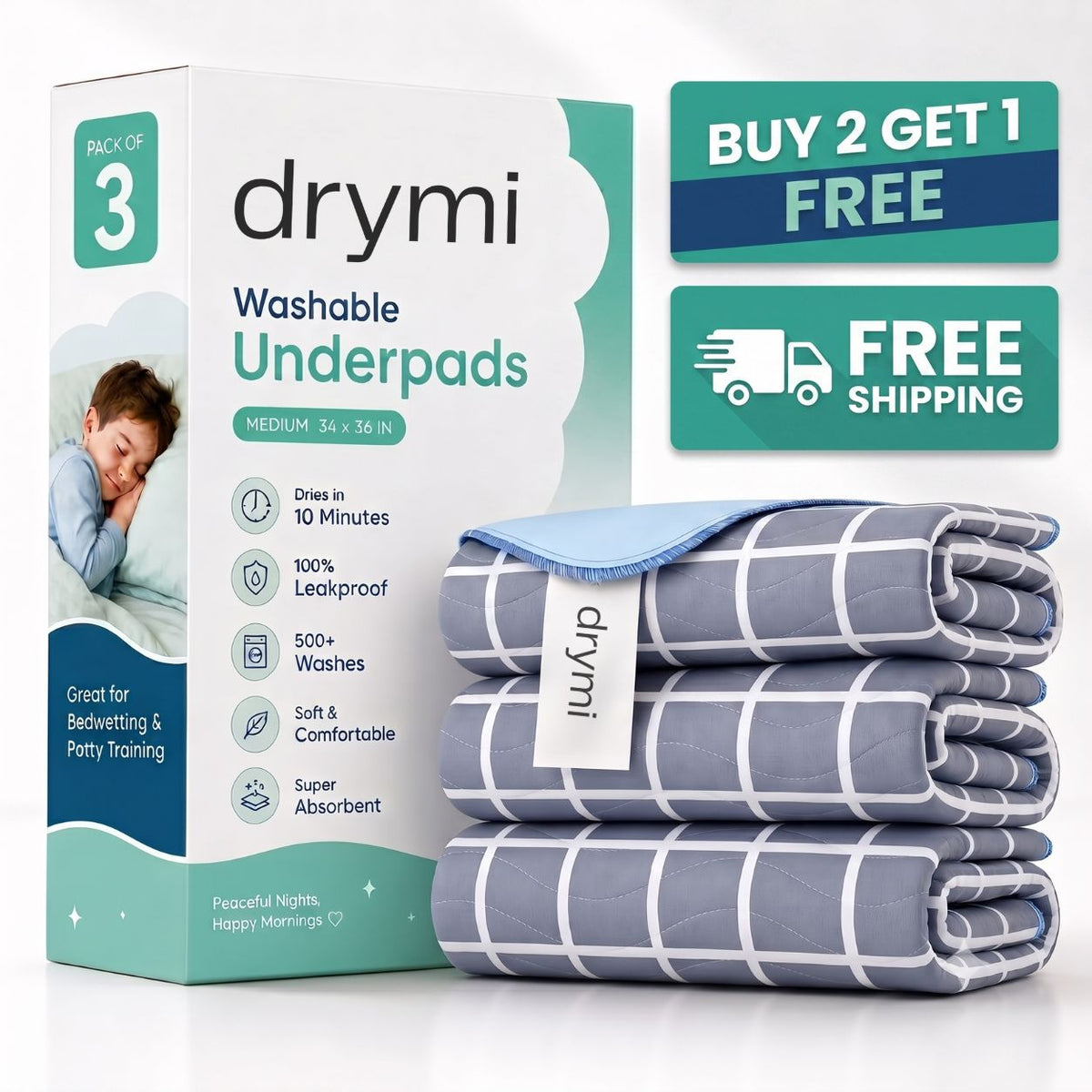 Drymi™ Overnight Protection Pad